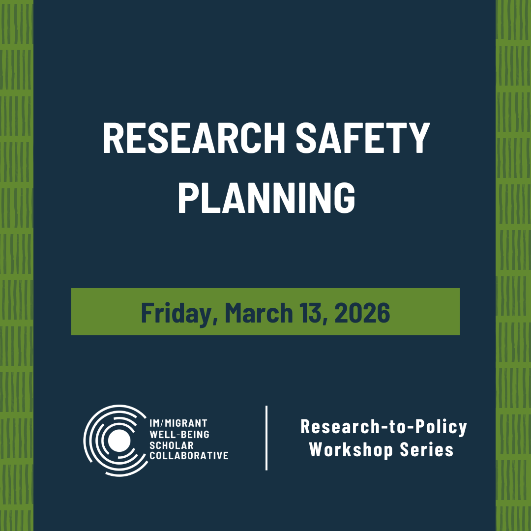 Researcher Safety Planning